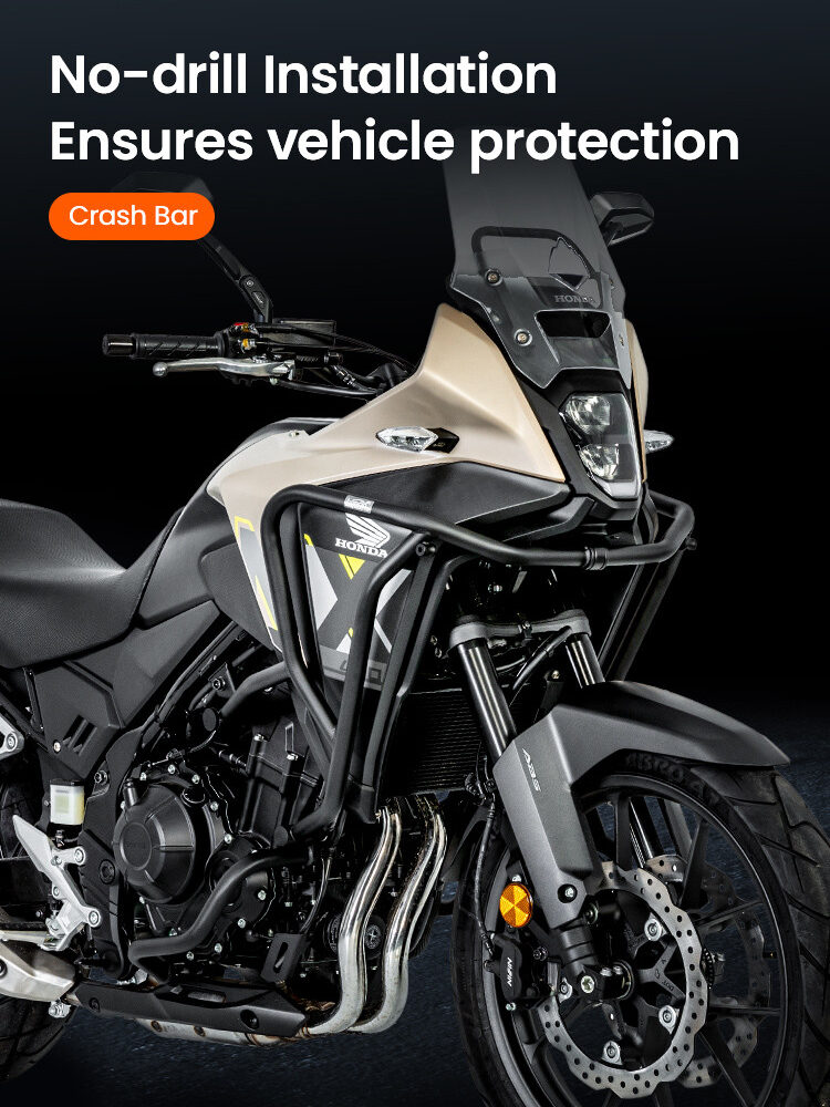 LOBOO Gmole do HONDA NX400 (2024-) HONDA NX500 (2024-) srebrne