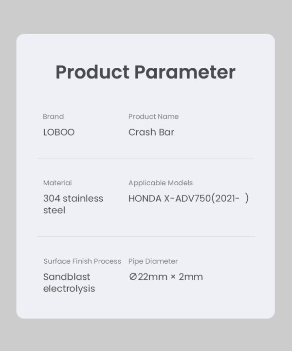 LOBOO Gmole do HONDA X-ADV750