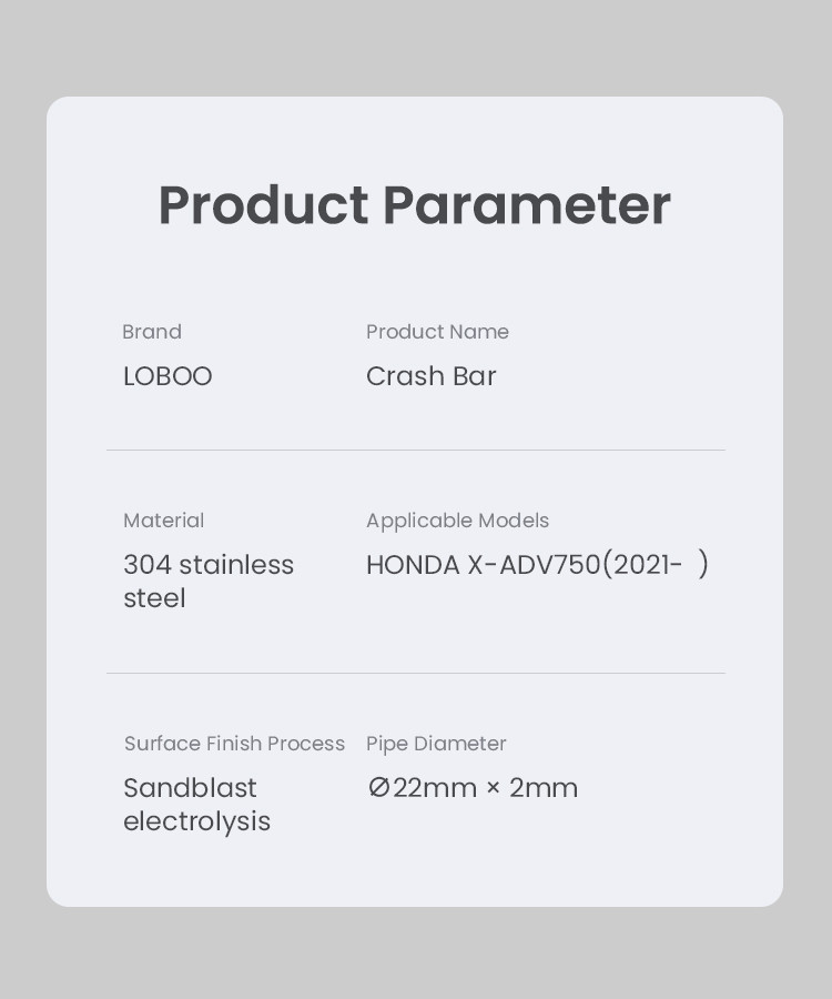 LOBOO Gmole do HONDA X-ADV750