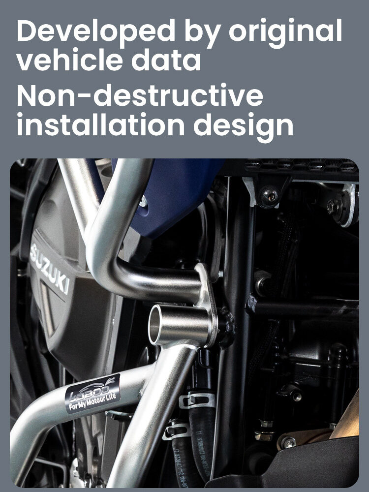 LOBOO Gmole do SUZUKI 800DE (2024-) Srebrne