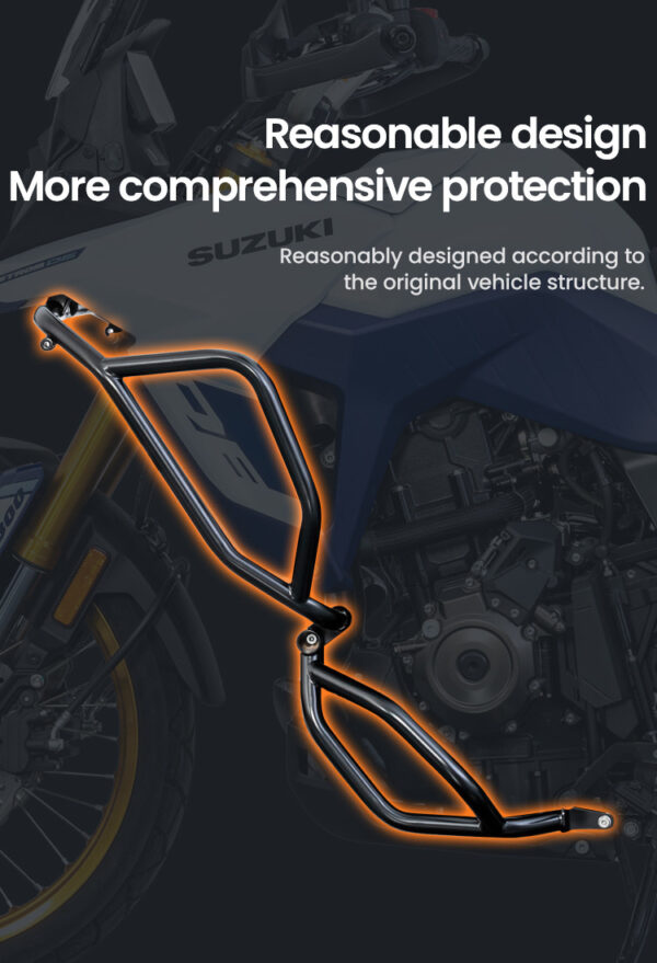 LOBOO Gmole do SUZUKI 800DE (2024-) Srebrne
