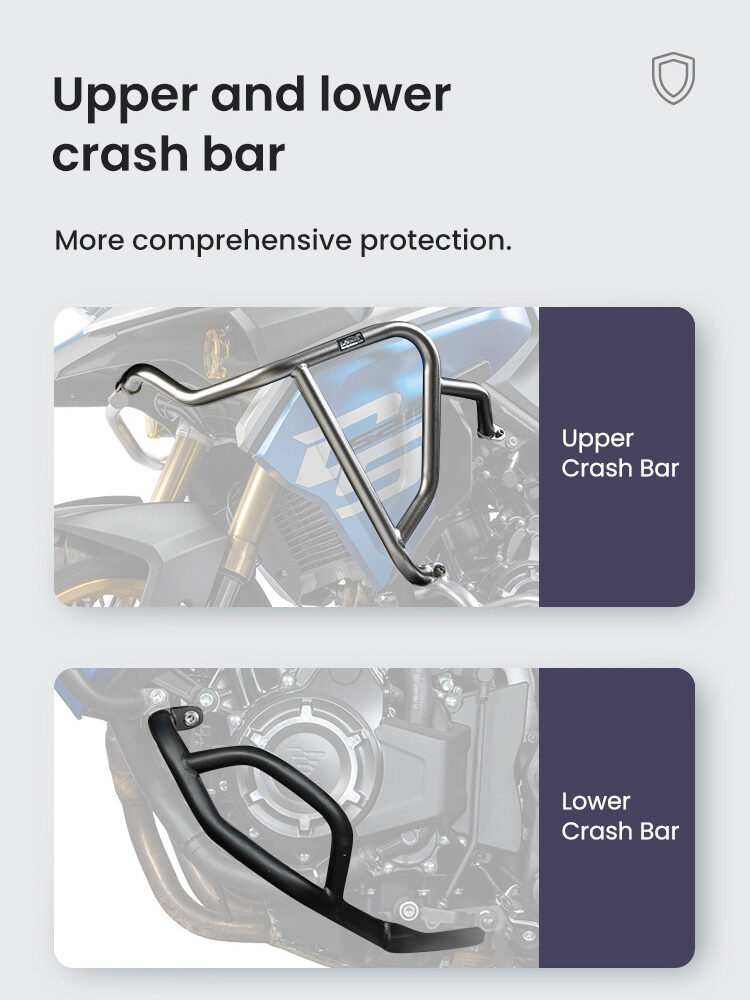 LOBOO Gmole do VOGE SR250GT (2023-) czarne