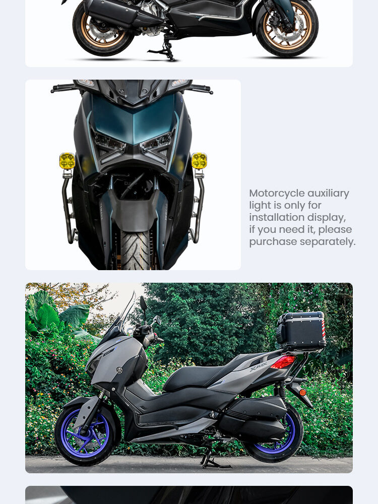 LOBOO Gmole do YAMAHA XMAX 300 (2023-) czarne