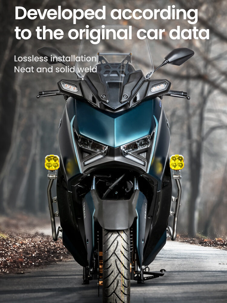 LOBOO Gmole do YAMAHA XMAX 300 (2023-) srebrne
