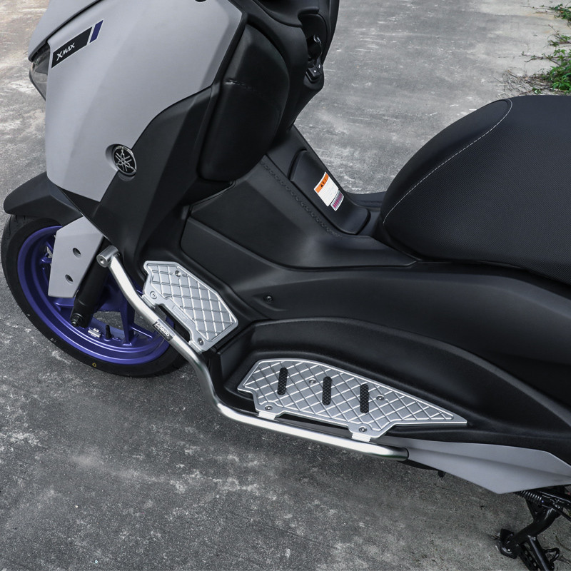 loboo-crash-bar-do-yamaha-xmax-3002023-silver LOBOO Gmole do YAMAHA XMAX 300 (2023-) srebrne