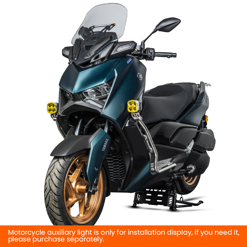 LOBOO Gmole do YAMAHA XMAX 300 (2023-) srebrne