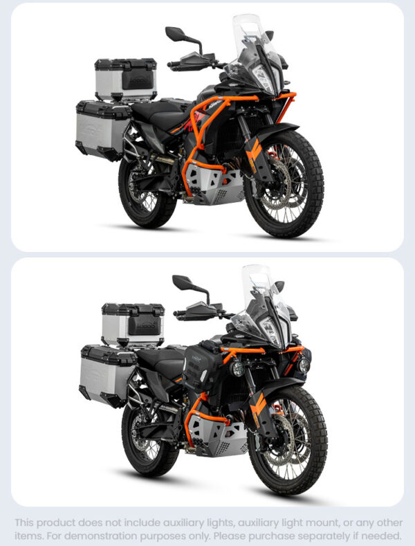 LOBOO Gmole dolne i osłony silnika do KTM 790 Adventure (2024-) KTM 890 Adventure (2023-) czarne