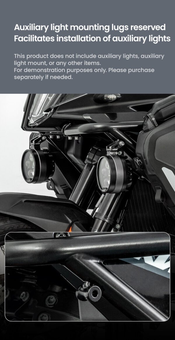 LOBOO Gmole dolne i osłony silnika do KTM 790 Adventure (2024-) KTM 890 Adventure (2023-) czarne