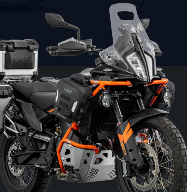 LOBOO Gmole dolne i osłony silnika do KTM 790 Adventure (2024-) KTM 890 Adventure (2023-) pomarańczowe