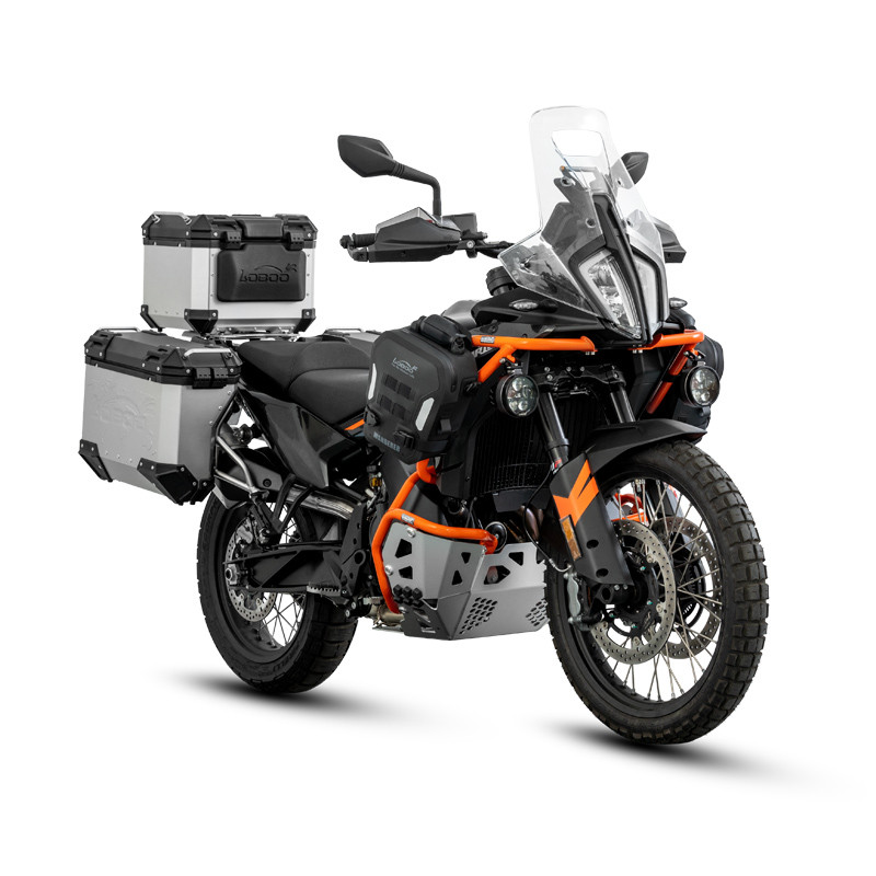 LOBOO Gmole dolne i osłony silnika do KTM 790 Adventure (2024-) KTM 890 Adventure (2023-) pomarańczowe