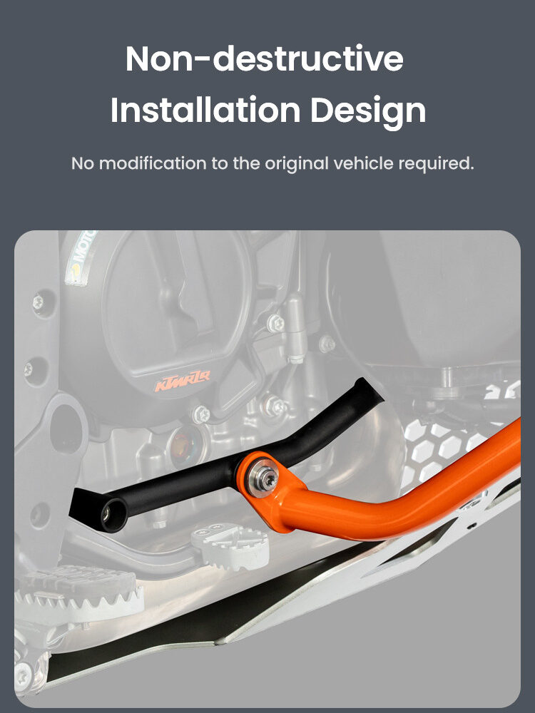 LOBOO Gmole dolne i osłony silnika do KTM 790 Adventure (2024-) KTM 890 Adventure (2023-) pomarańczowe