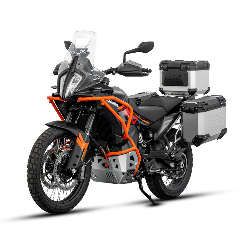 LOBOO Gmole dolne i osłony silnika do KTM 790 Adventure (2024-) KTM 890 Adventure (2023-) pomarańczowe