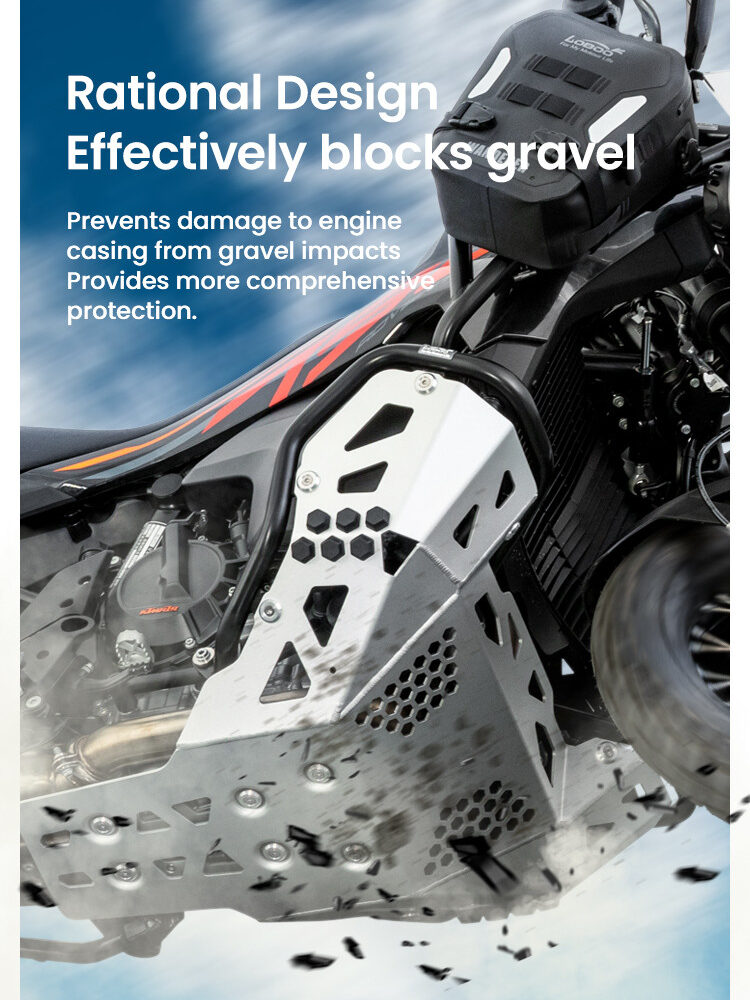 LOBOO Gmole górne do KTM 790 Adventure (2024-) KTM 890 Adventure(2023-) czarne