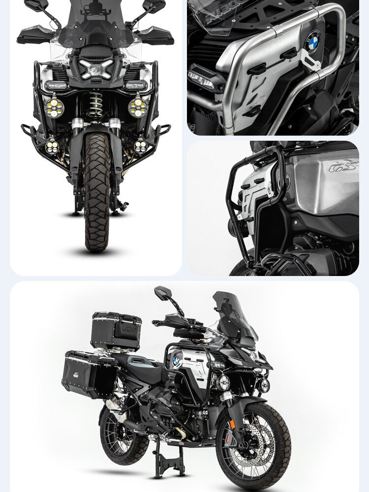 LOBOO Gmole górne do BMW R1300GS ADVENTURE (2024-) srebrne