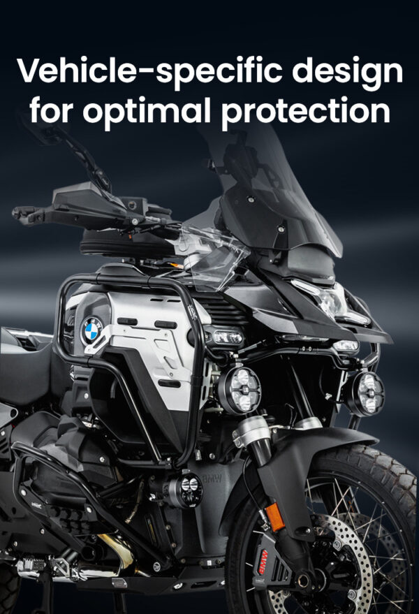 LOBOO Gmole górne do BMW R1300GS ADVENTURE (2024-) srebrne