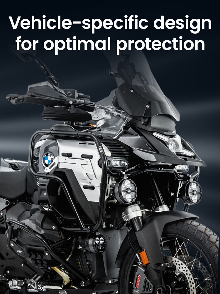 LOBOO Gmole górne do BMW R1300GS ADVENTURE (2024-) srebrne