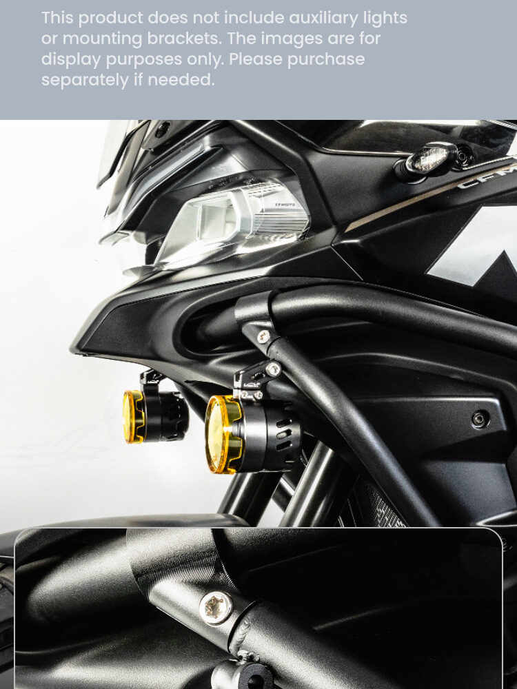 LOBOO Gmole boczne oraz osłony chłodnicy do CFMOTO 700MT ADV (2025-) czarne