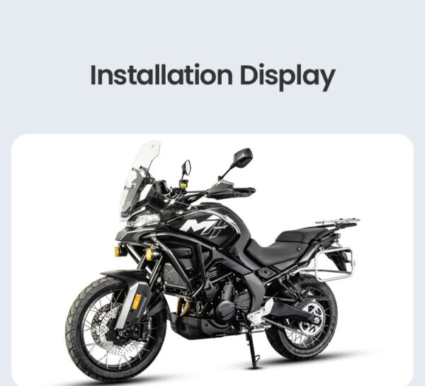 LOBOO Gmole boczne oraz osłony chłodnicy do CFMOTO 700MT ADV (2025-) czarne