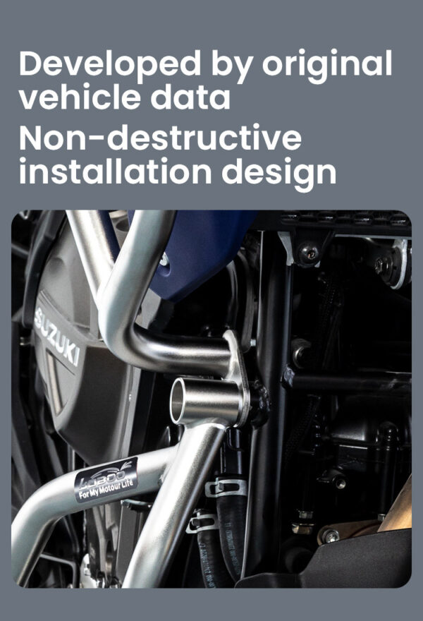 LOBOO Gmole do SUZUKI 800DE (2024-) Czarne