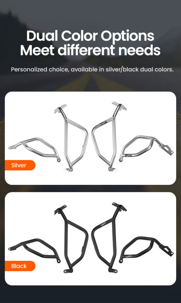 LOBOO Gmole do SUZUKI 800DE (2024-) Czarne