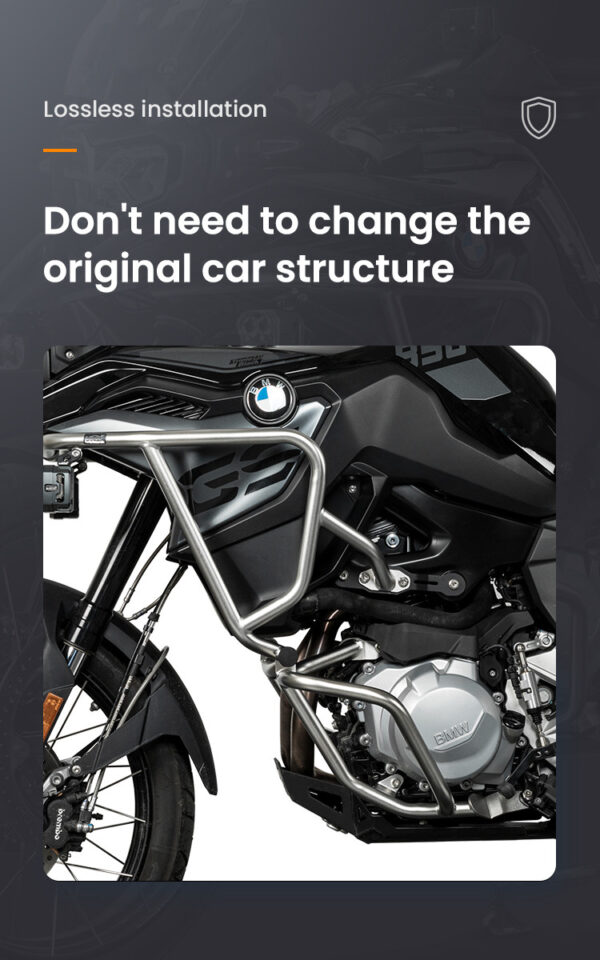 LOBOO Gmole do motocykla BMW F800GS (2023-) czarne