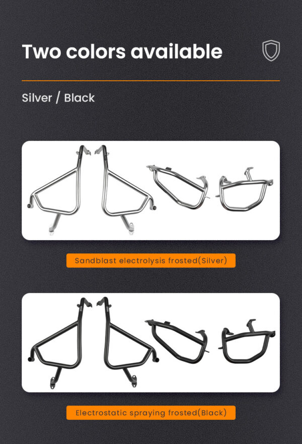 LOBOO Gmole do motocykla BMW F800GS (2023-) czarne