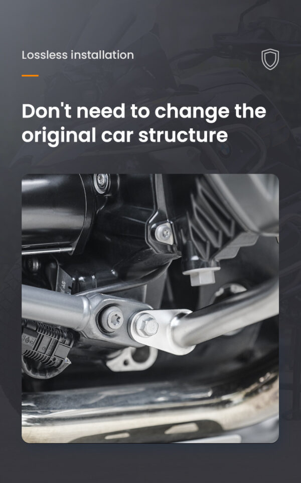 LOBOO Gmole do motocykla BMW R1250GS Srebrne