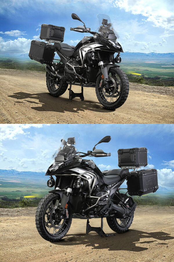 LOBOO Gmole górne i dolne do BMW R1300GS (2023-) czarne