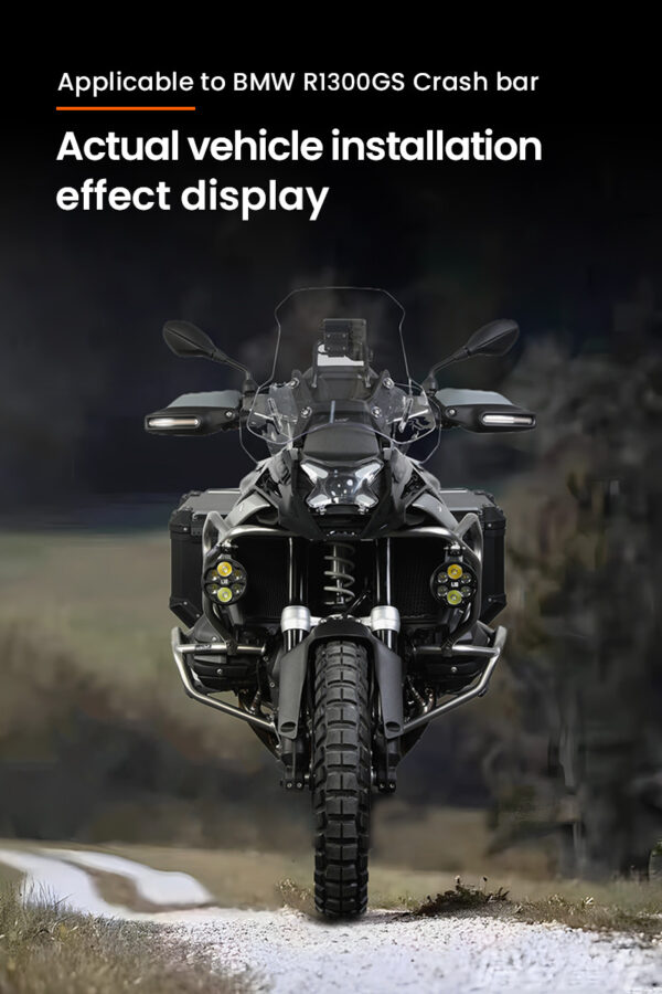 LOBOO Gmole górne i dolne do BMW R1300GS (2023-) srebrne