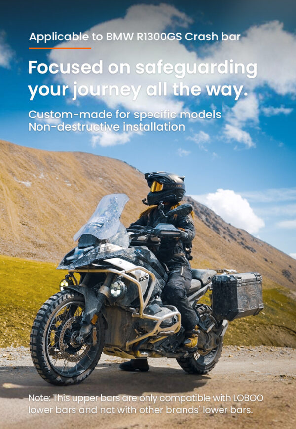 LOBOO Gmole górne i dolne do BMW R1300GS (2023-) srebrne