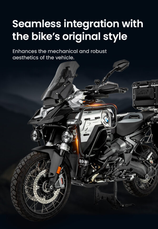 LOBOO Gmole górne do BMW R1300GS ADVENTURE (2024-) czarne