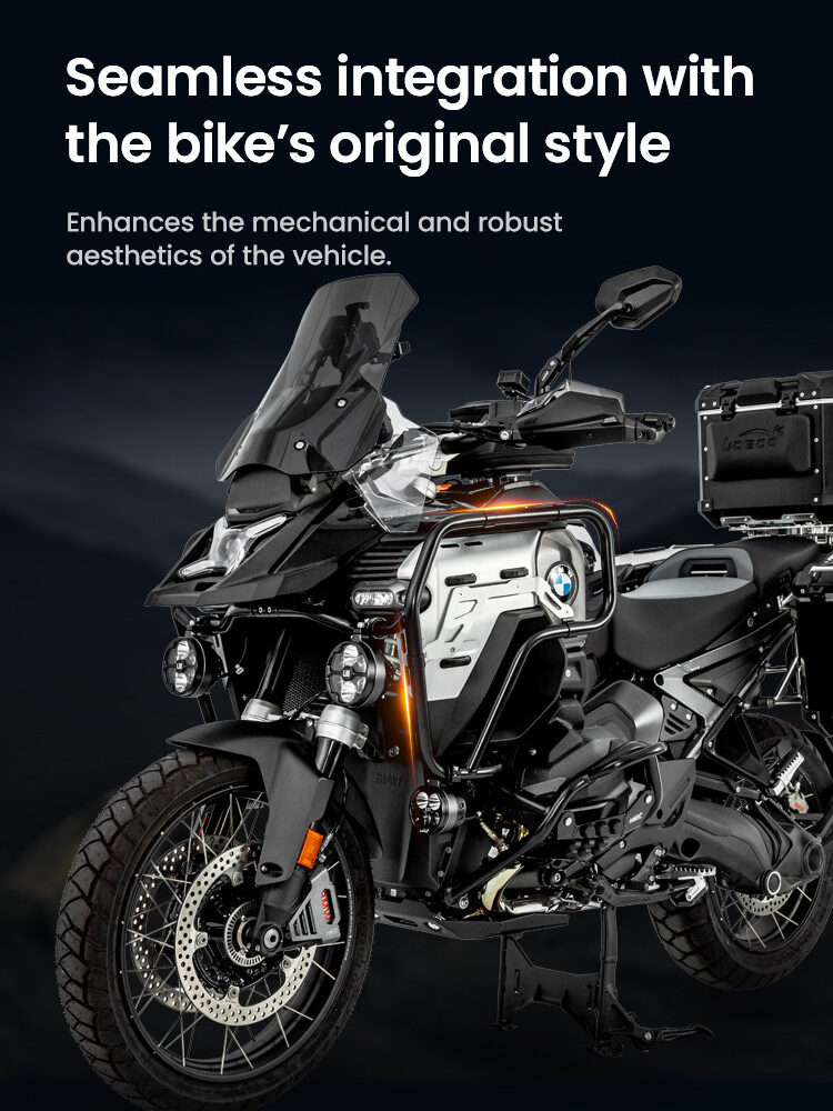 LOBOO Gmole górne do BMW R1300GS ADVENTURE (2024-) czarne