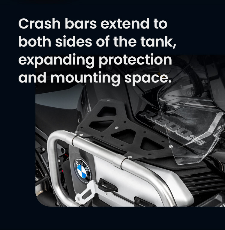 LOBOO Gmole górne do BMW R1300GS ADVENTURE (2024-) czarne