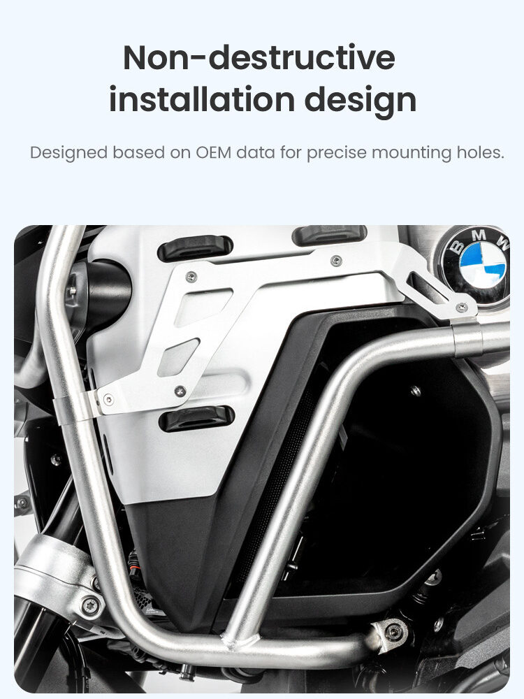 LOBOO Gmole górne do BMW R1300GS ADVENTURE (2024-) czarne