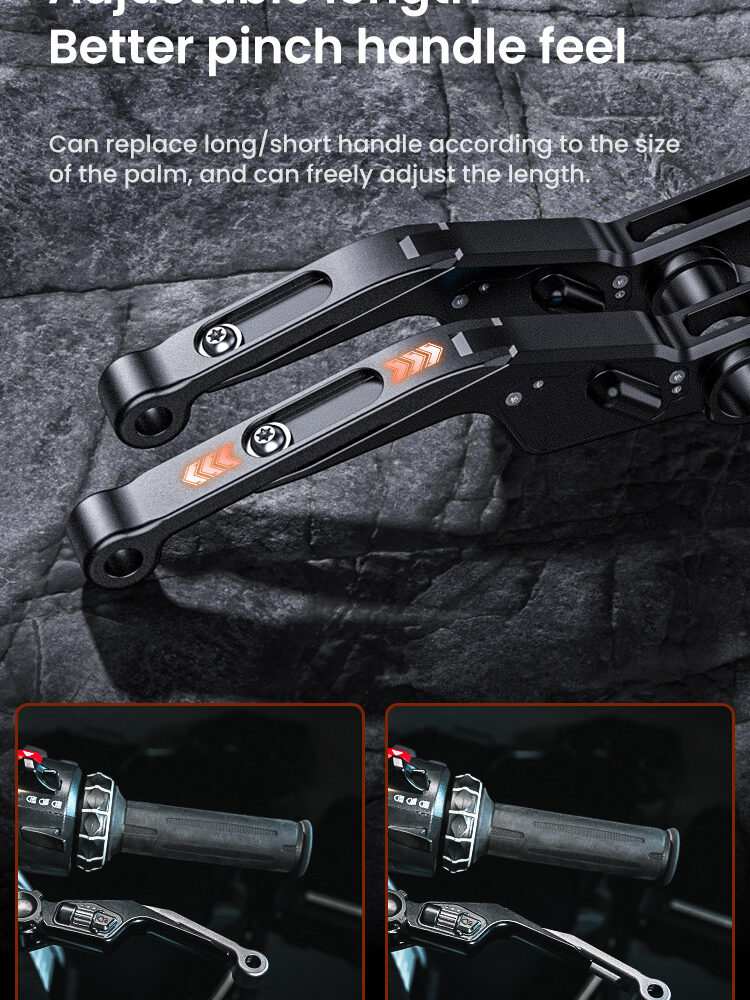 LOBOO Dźwignia sprzęgła BMW ze zintegrowanym przełącznikiem świateł