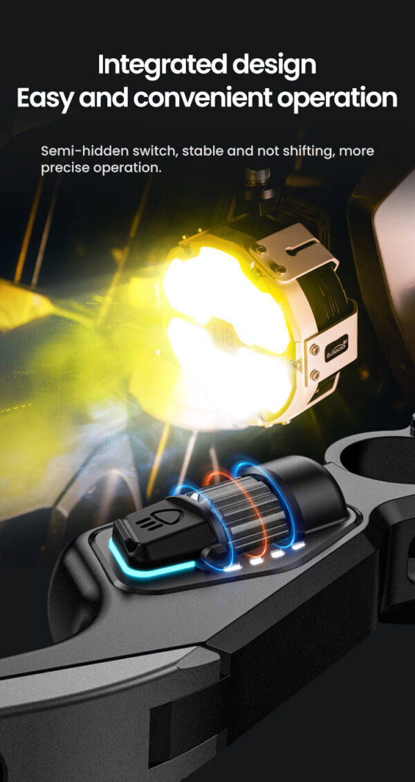 LOBOO Dźwignia sprzęgła BMW ze zintegrowanym przełącznikiem świateł