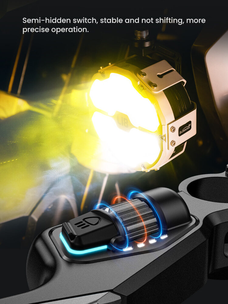 LOBOO Dźwignia sprzęgła BMW ze zintegrowanym przełącznikiem świateł