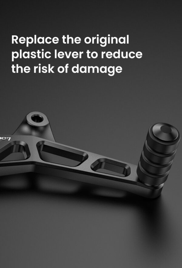 LOBOO Dźwignia zmiany biegów do BMW R1300GS (2023-), aluminiowa, CNC, czarna