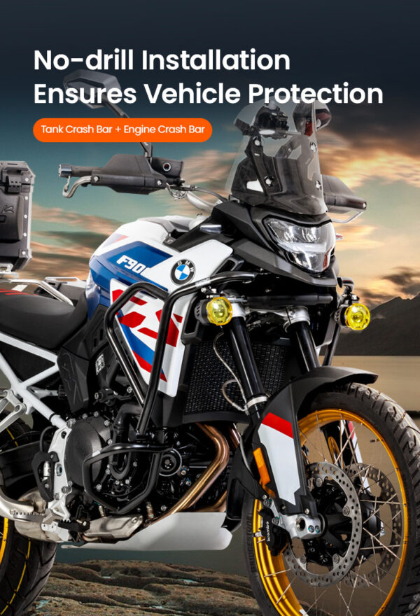 LOBOO Gmole dolne do BMW F900GS (2024-) czarne