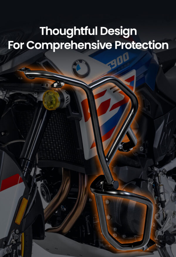 LOBOO Gmole dolne do BMW F900GS (2024-) czarne