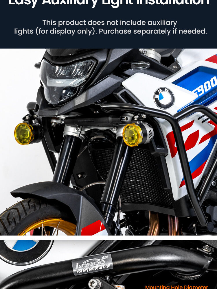 LOBOO Gmole dolne do BMW F900GS (2024-) czarne