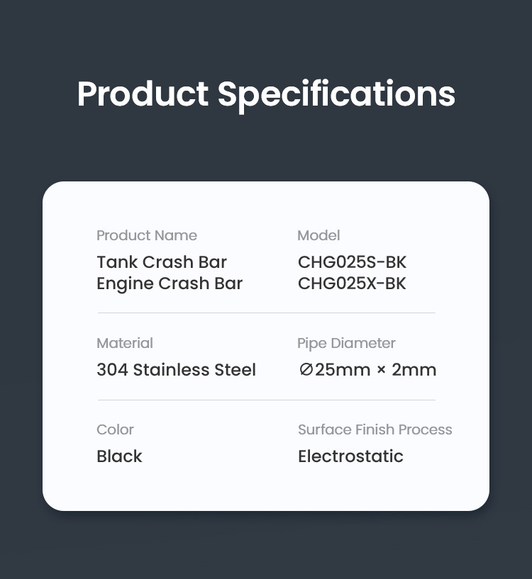 LOBOO Gmole dolne do BMW F900GS (2024-) czarne