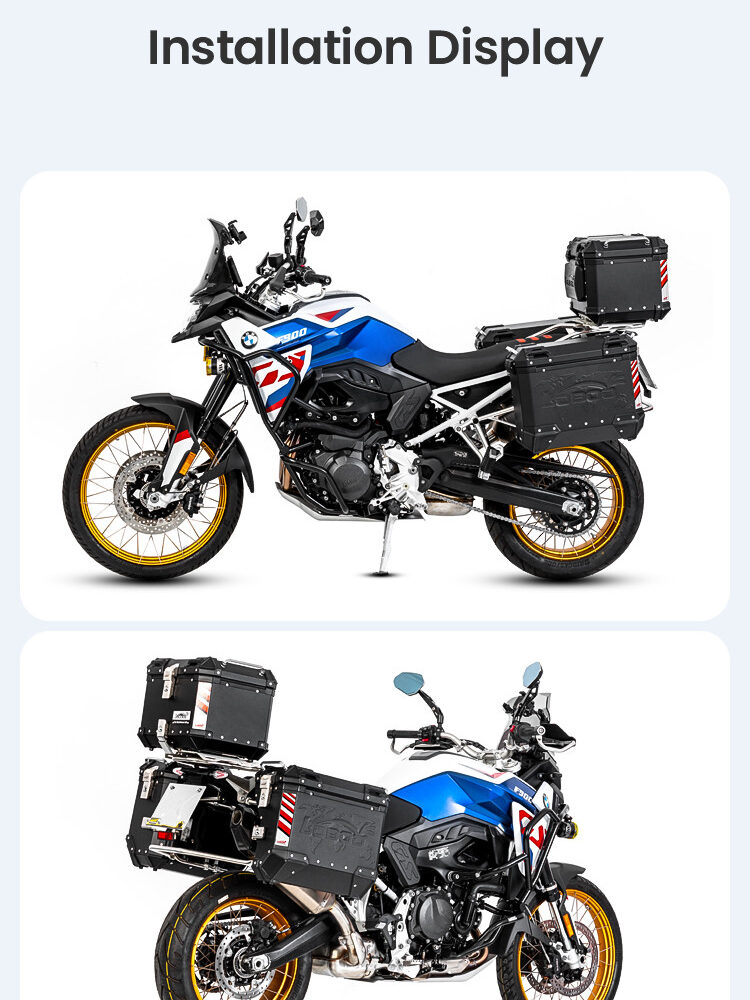 LOBOO Gmole górne do BMW F900GS (2024-) czarne