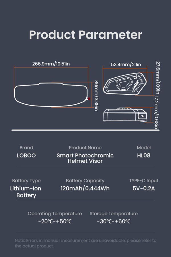 LOBOO Inteligentny wizjer elektrochromatyczny
