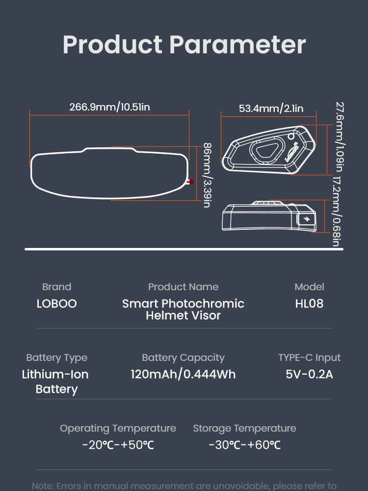 LOBOO Inteligentny wizjer elektrochromatyczny
