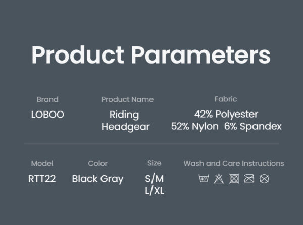 LOBOO Kominiarka S-M 48-58cm