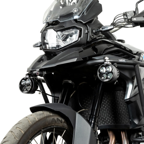 LOBOO L11 światła drogowe i mijania pomocnicze 15 000 Lumenów, 8-stopniowa skala świecenia, homologacja, czarne, zaestaw