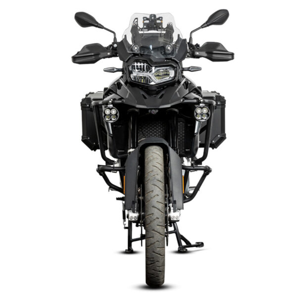 LOBOO L11 światła drogowe i mijania pomocnicze 15 000 Lumenów, 8-stopniowa skala świecenia, homologacja, czarne, zaestaw