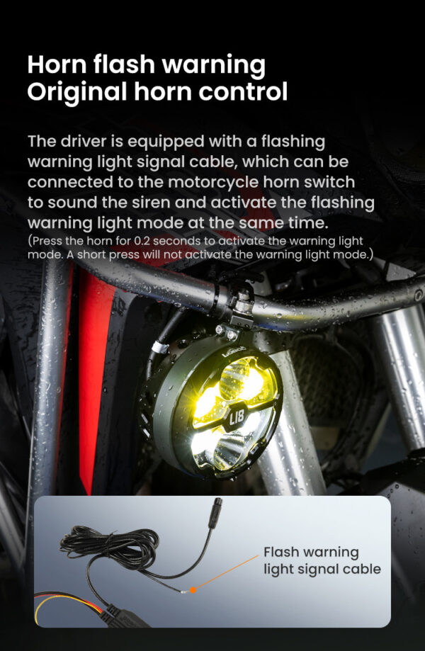 LOBOO L18S światła drogowe i mijania pomocnicze, 23 000 Lumenów, 8-stopniowa skala świecenia, homologacja, czarne, zestaw