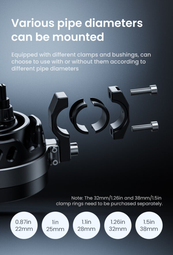 LOBOO L18S światła drogowe i mijania pomocnicze, 23 000 Lumenów, 8-stopniowa skala świecenia, homologacja, czarne, zestaw